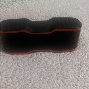 Black and Orange Portable Speaker